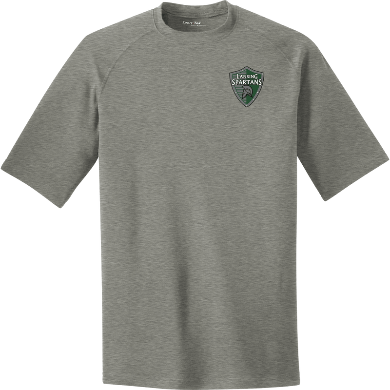 Lansing Spartans PosiCharge Tri-Blend Wicking Raglan Tee