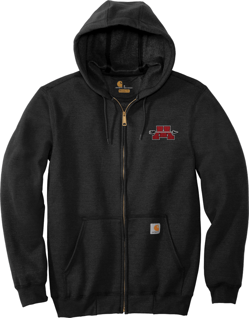 Mercer Arrows Carhartt Midweight Hooded Zip-Front Sweatshirt