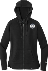 NJ Jets New Era Ladies French Terry Full-Zip Hoodie