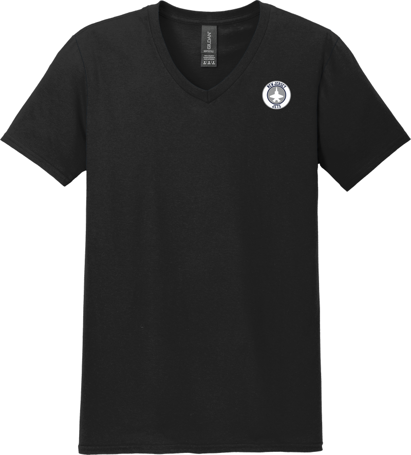 NJ Jets Softstyle V-Neck T-Shirt