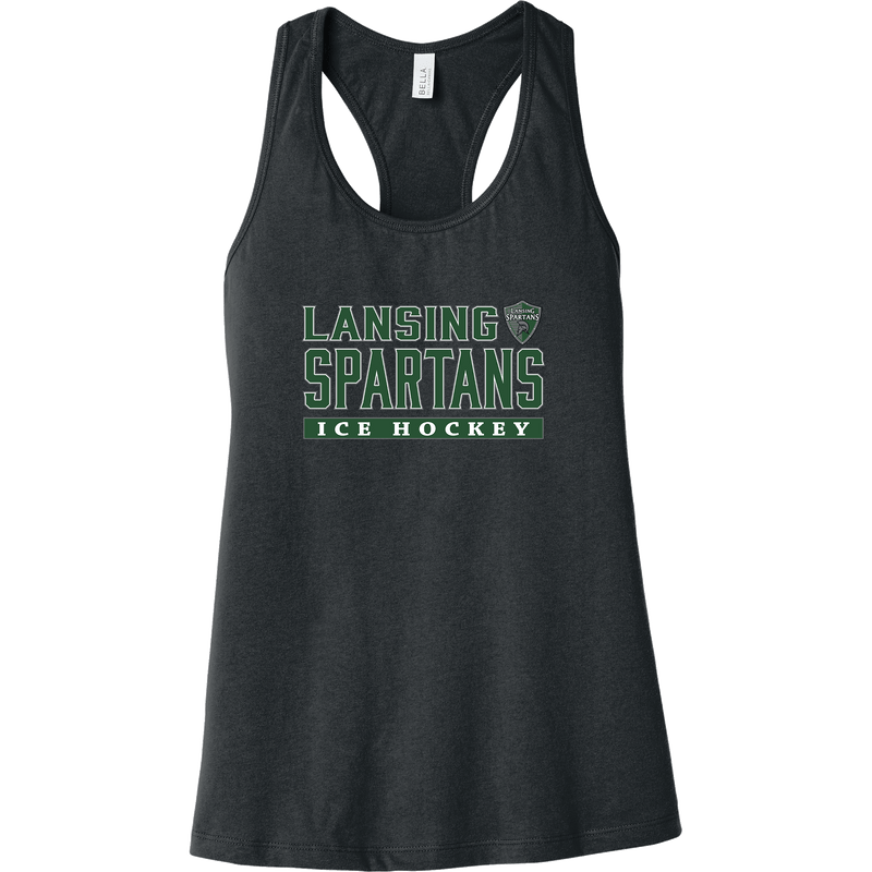 Lansing Spartans Womens Jersey Racerback Tank