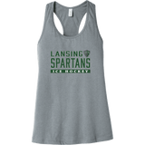 Lansing Spartans Womens Jersey Racerback Tank