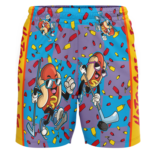 CT Wolfpack South Hot Dog Youth Workout Wear Shorts