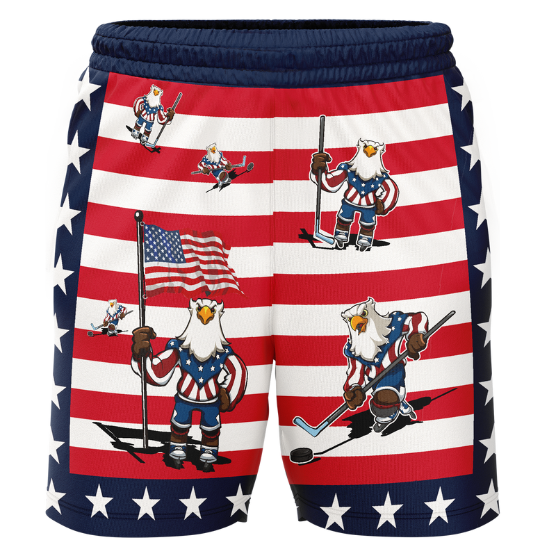 Chatham Hockey American Eagle Youth Workout Wear Shorts