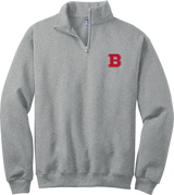 CT Bobcats NuBlend 1/4-Zip Cadet Collar Sweatshirt