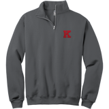 King's College NuBlend 1/4-Zip Cadet Collar Sweatshirt