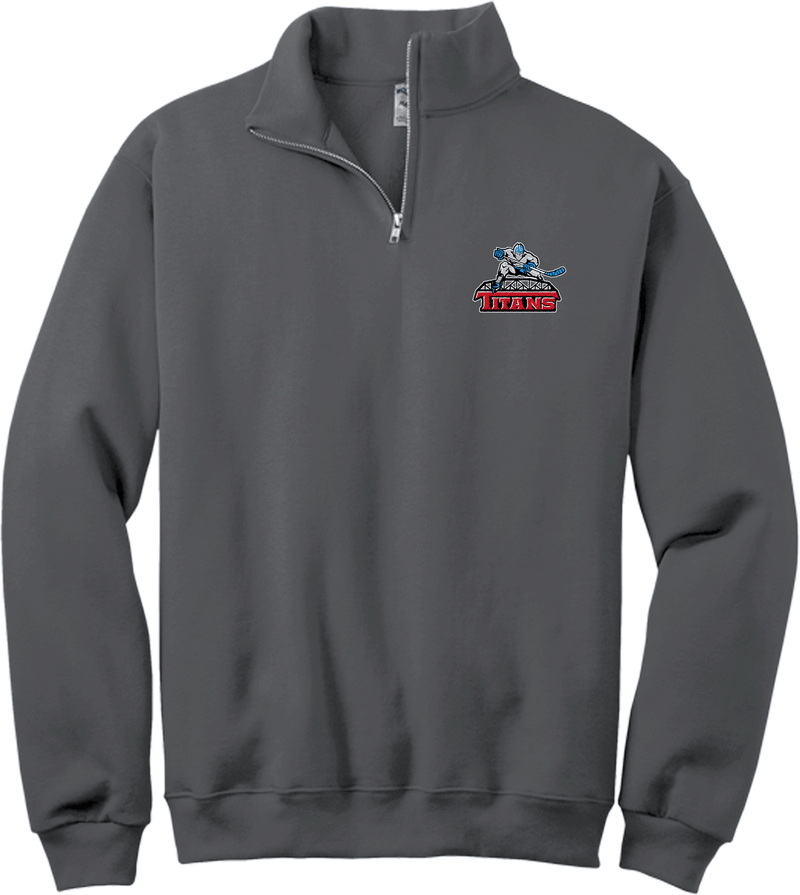 NJ Titans NuBlend 1/4-Zip Cadet Collar Sweatshirt