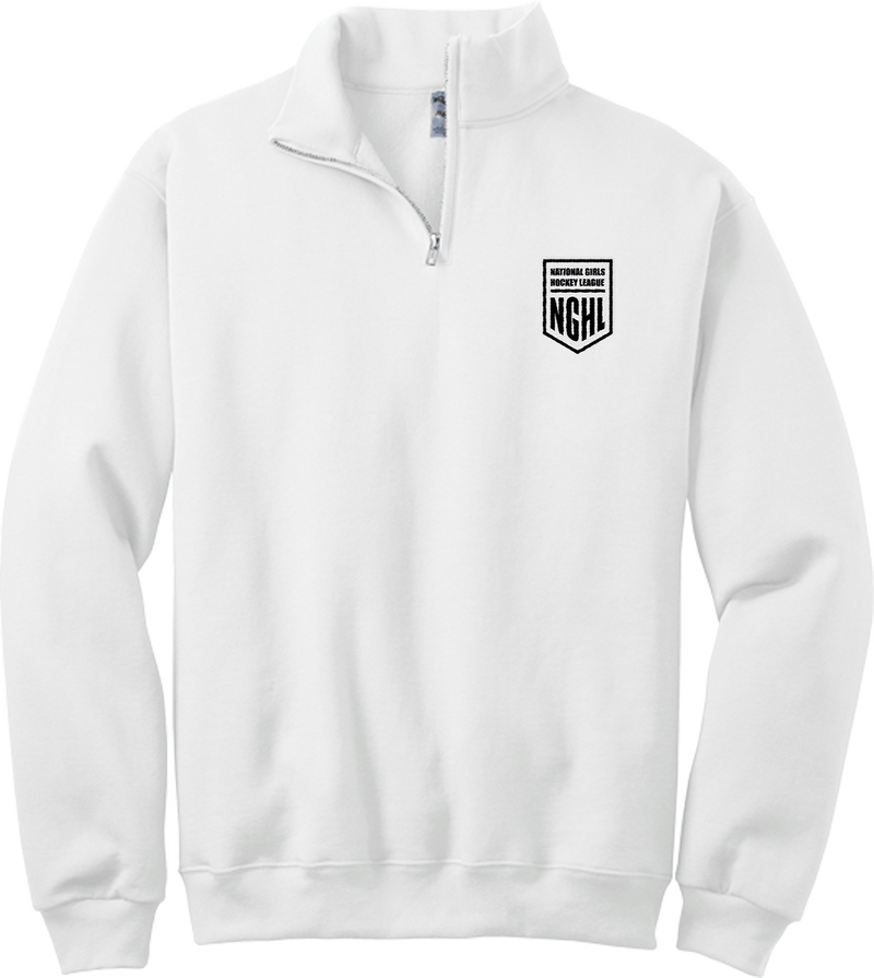 NGHL NuBlend 1/4-Zip Cadet Collar Sweatshirt