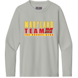 Team Maryland Youth Cooling Performance Long Sleeve Tee