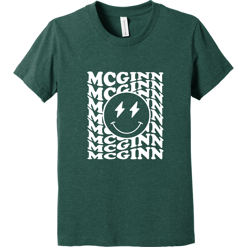 McGinn Youth "Smiley" Heather CVC Tee