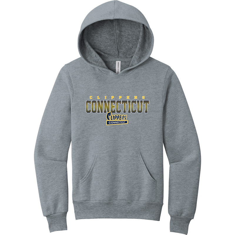 CT Clippers Youth Sponge Fleece Pullover Hoodie