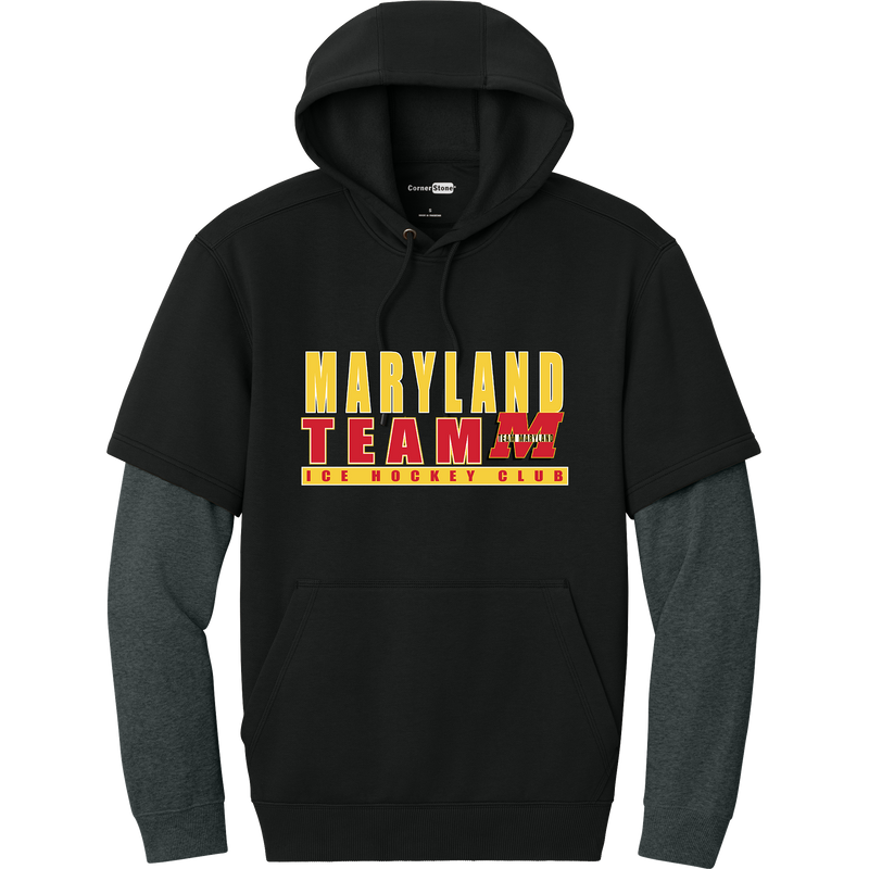 Team Maryland Tough Fleece Layered Hoodie
