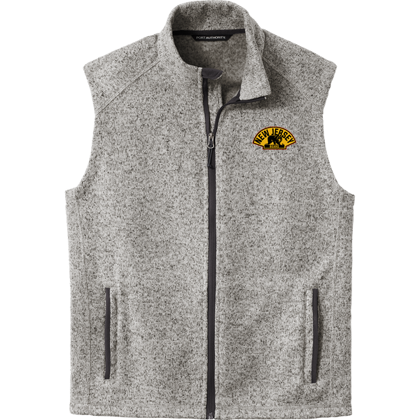 NJ Bears Sweater Fleece Vest