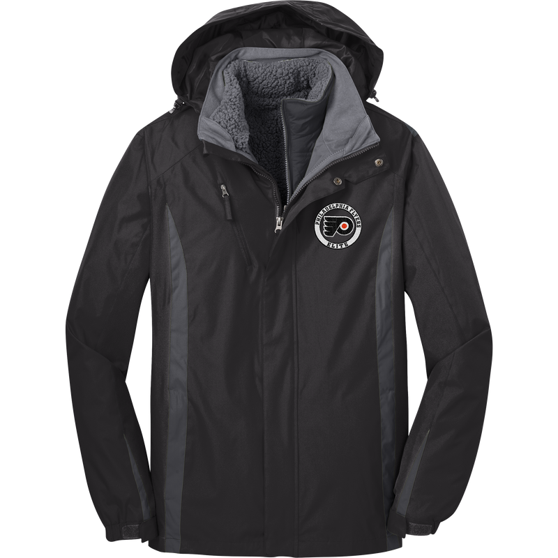 Philadelphia Flyers Elite Colorblock 3-in-1 Jacket