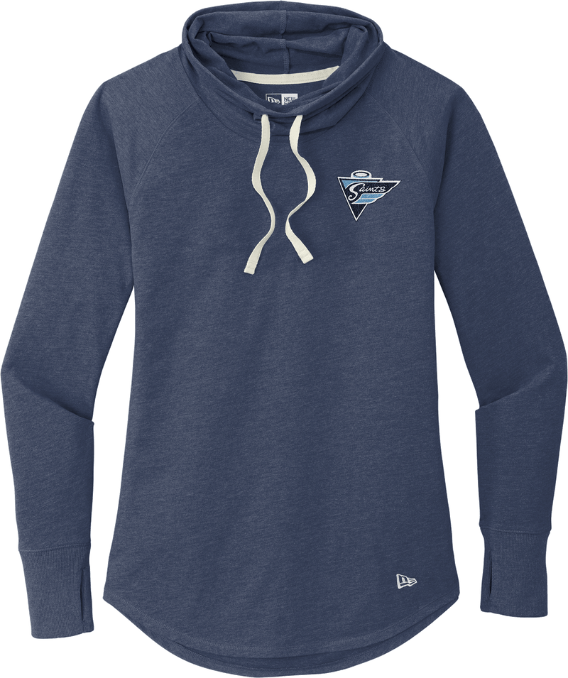 Ramapo Saints New Era Ladies Sueded Cotton Blend Cowl Tee