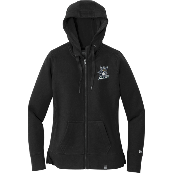 Hard Edge Hockey New Era Ladies French Terry Full-Zip Hoodie