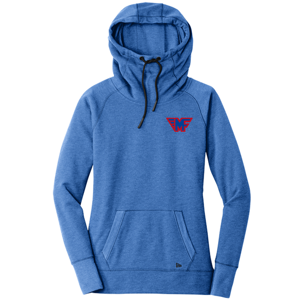 Mid-Fairfield New Era Ladies Tri-Blend Fleece Pullover Hoodie