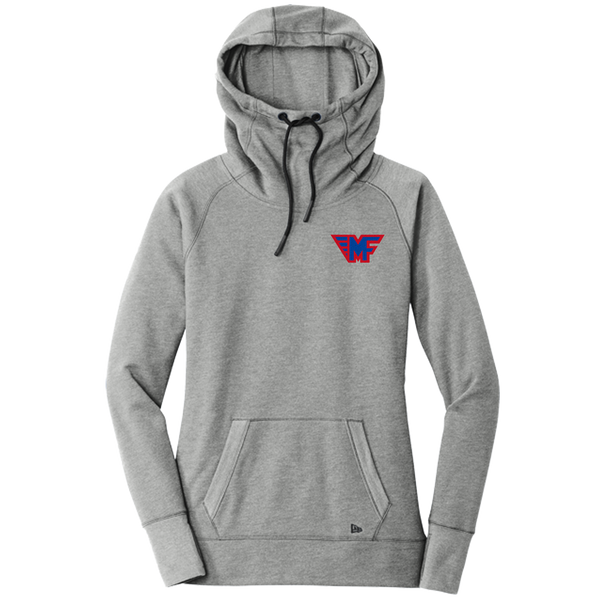 Mid-Fairfield New Era Ladies Tri-Blend Fleece Pullover Hoodie