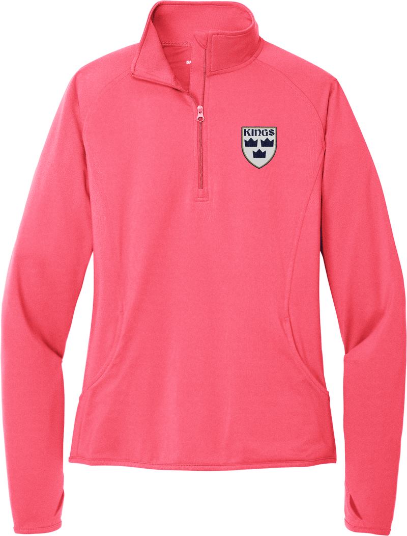 North Jersey Kings Ladies Sport-Wick Stretch 1/4-Zip Pullover