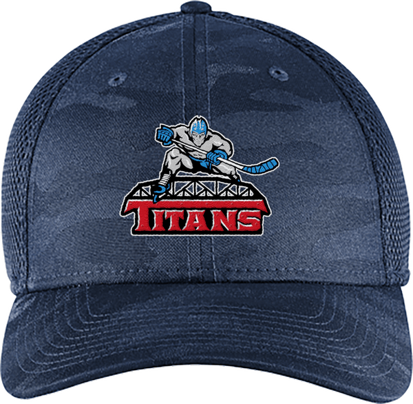 NJ Titans New Era Tonal Camo Stretch Tech Mesh Cap