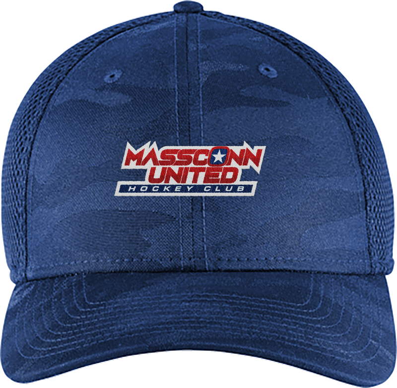 Mass Conn United New Era Tonal Camo Stretch Tech Mesh Cap