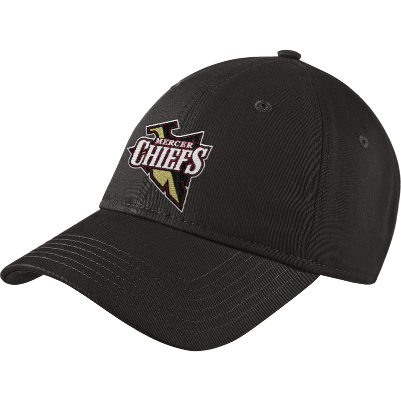 Mercer Chiefs New Era Adjustable Unstructured Cap