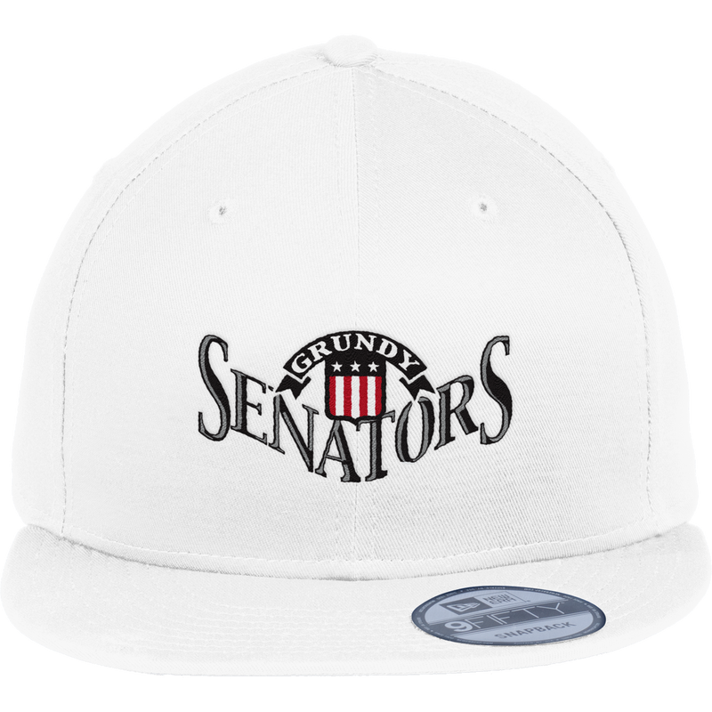 Grundy Senators New Era Flat Bill Snapback Cap