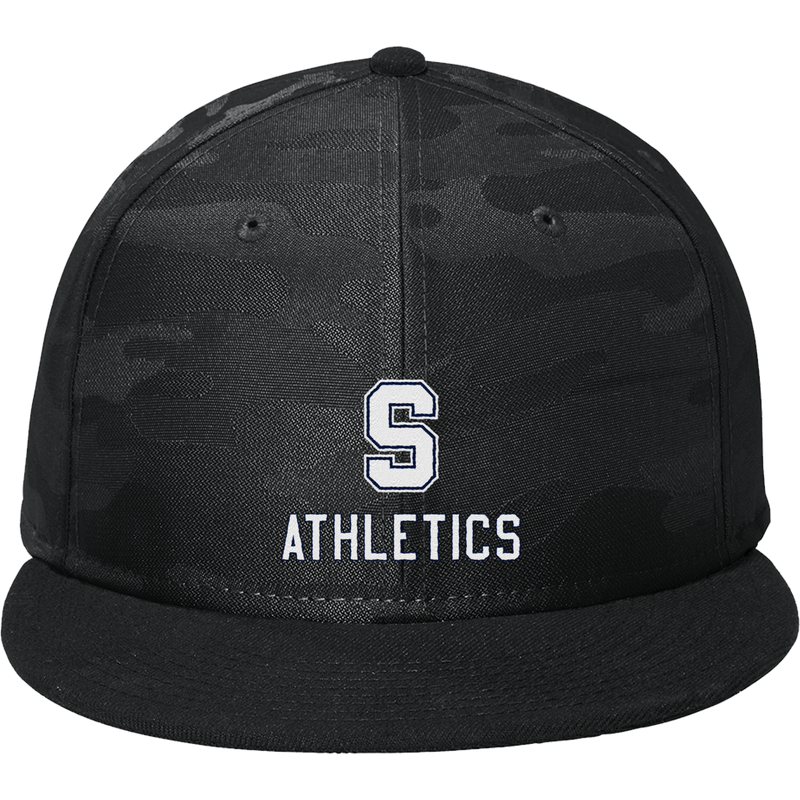 Midd South Athletics New Era Camo Flat Bill Snapback Cap