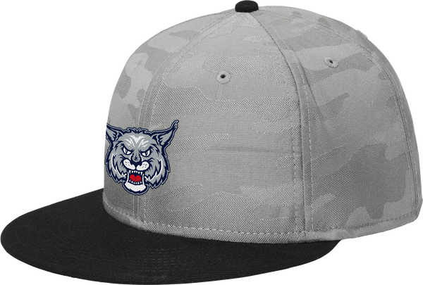 CT Bobcats New Era Camo Flat Bill Snapback Cap