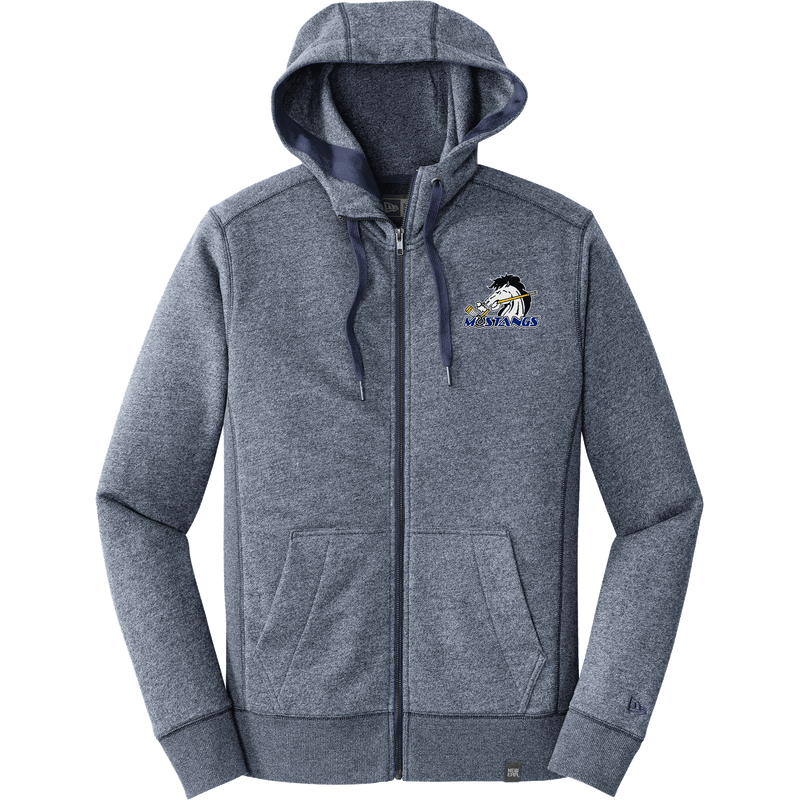 Mid-State Mustangs New Era French Terry Full-Zip Hoodie