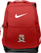 SOMD Sabres Nike Brasilia Medium Backpack