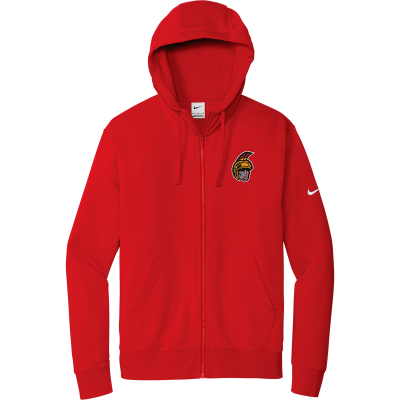Seacoast Spartans Nike Club Fleece Sleeve Swoosh Full-Zip Hoodie