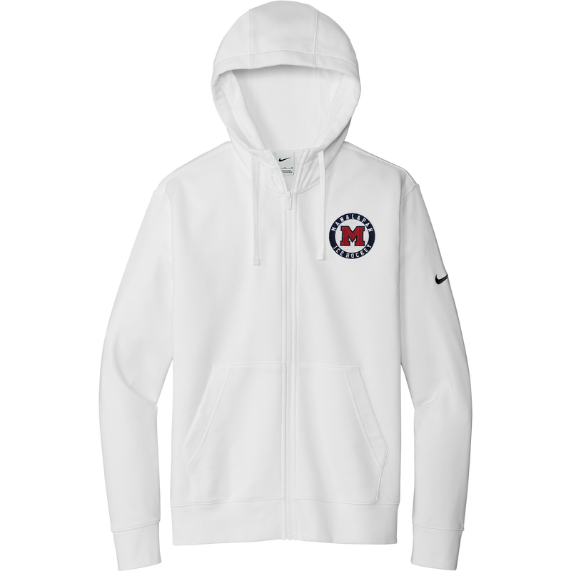 Manalapan Hockey Nike Club Fleece Sleeve Swoosh Full-Zip Hoodie