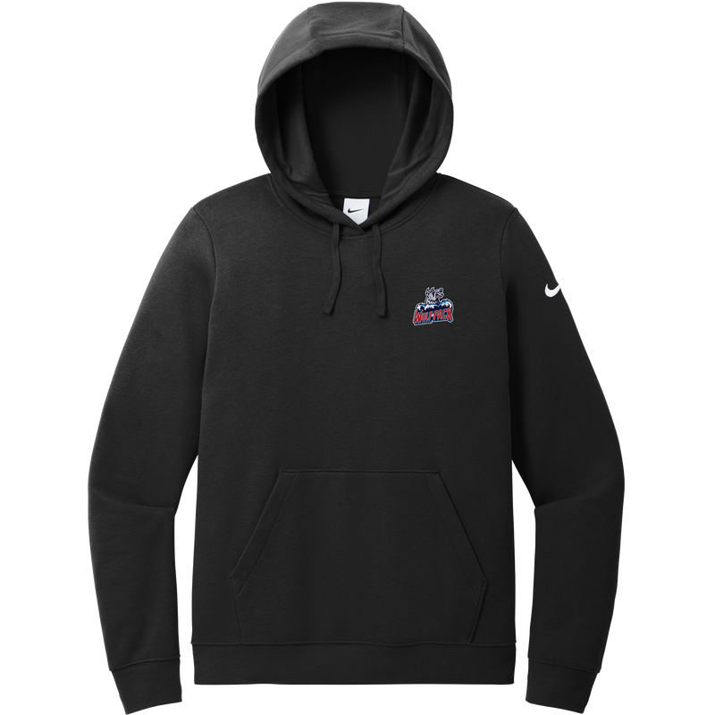 CT Wolfpack South Nike Women's Club Fleece Sleeve Swoosh Pullover Hoodie