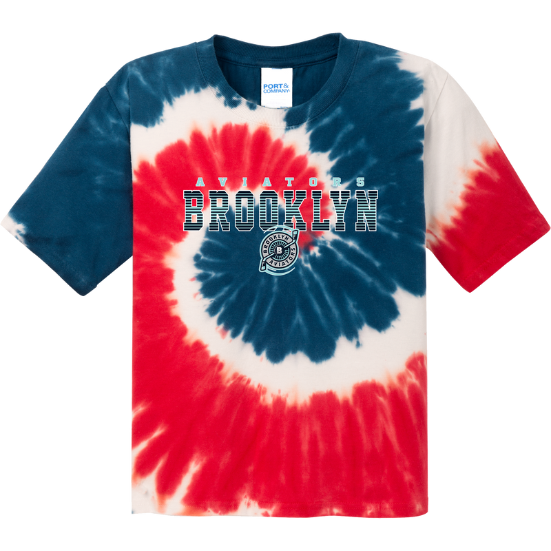 Brooklyn Aviators Youth Tie-Dye Tee