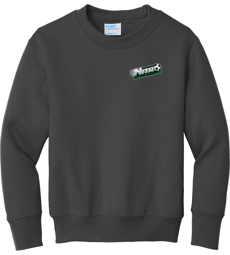 Nitro Soccer Youth Core Fleece Crewneck Sweatshirt