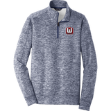 CT Whalers Tier 1 PosiCharge Electric Heather Fleece 1/4-Zip Pullover