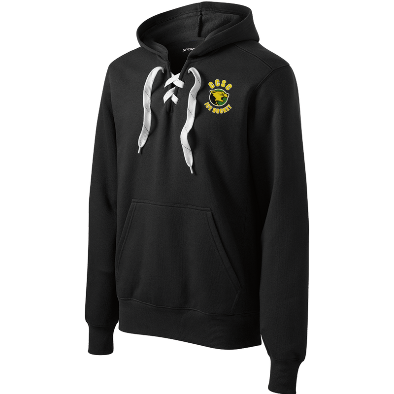 Chester County Lace Up Pullover Hooded Sweatshirt