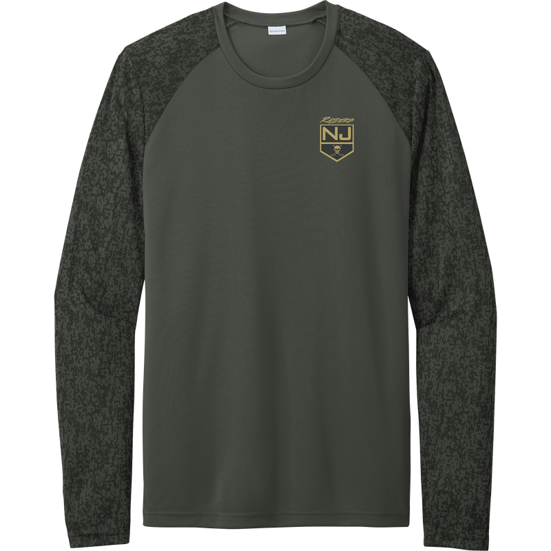 NJ Raiders Long Sleeve Digi Camo Tee