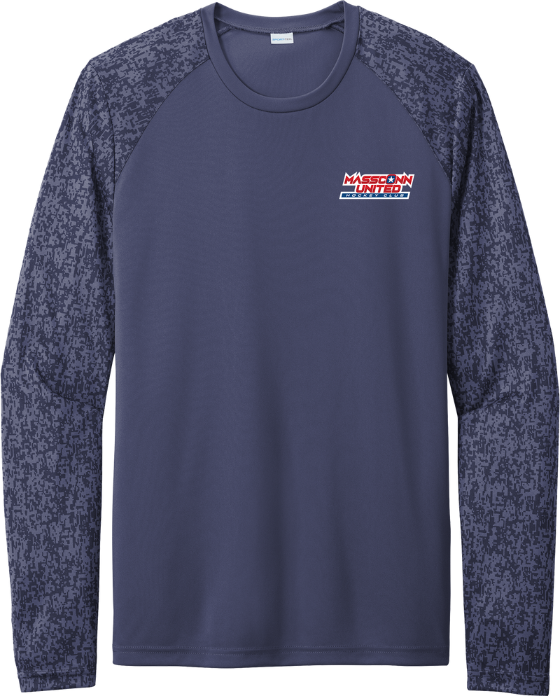 Mass Conn United Long Sleeve Digi Camo Tee