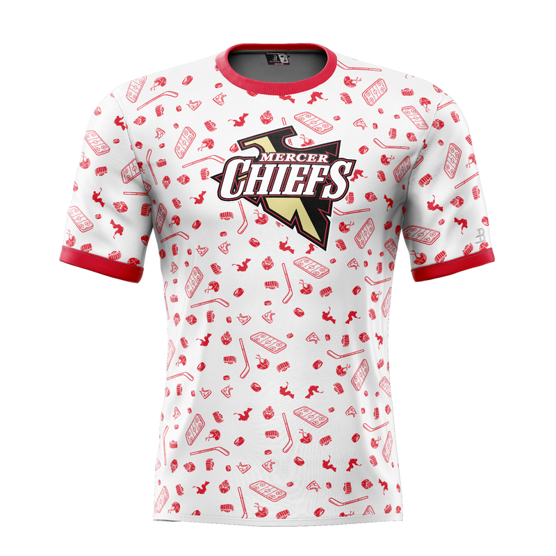 Mercer Chiefs Tier 2 Youth 2025 Sublimated Pattern Tee