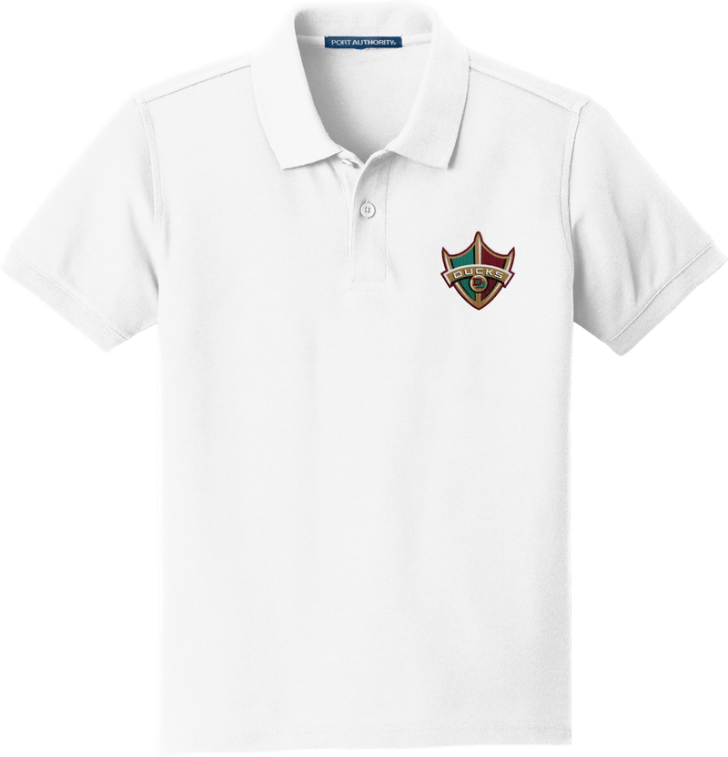 Delaware Ducks Youth Core Classic Pique Polo