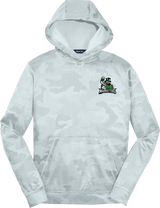 Atlanta Madhatters Youth Sport-Wick CamoHex Fleece Hooded Pullover