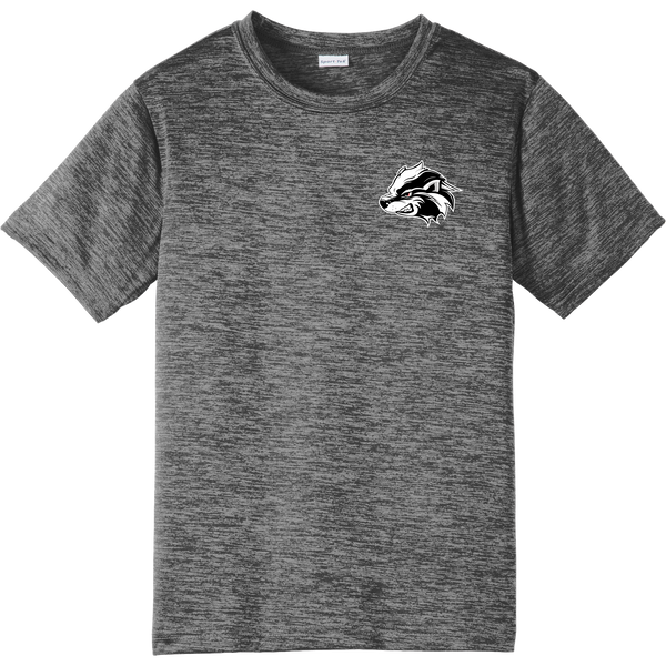 Allegheny Badgers Youth PosiCharge Electric Heather Tee