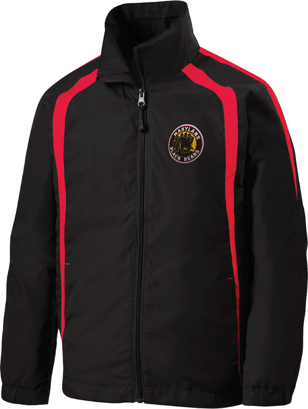 Maryland Black Bears Youth Colorblock Raglan Jacket